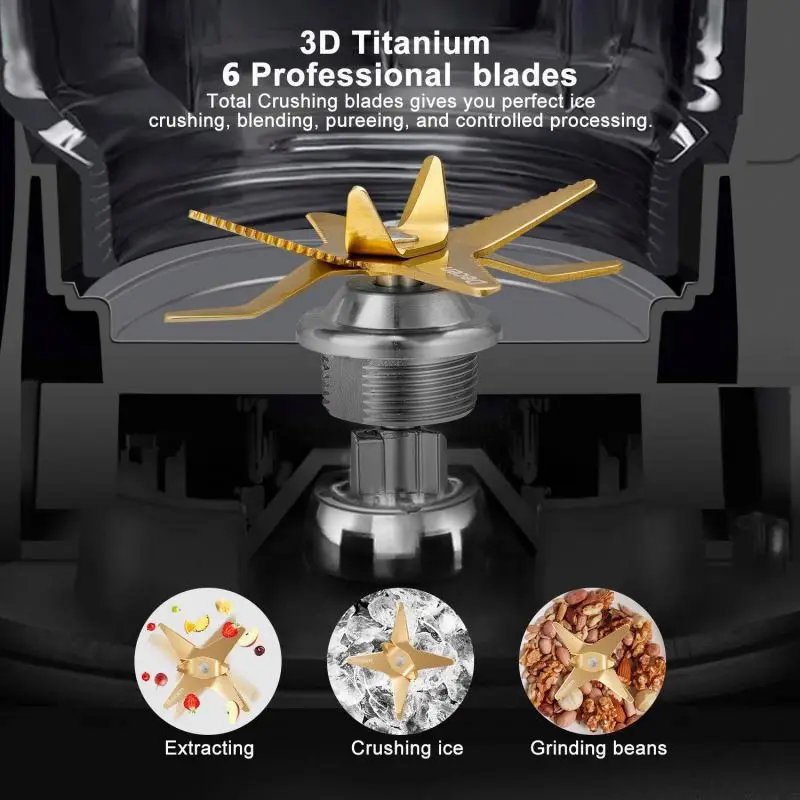 Automatic heating household juicer extractor machine blender smoothie multi-function blender
