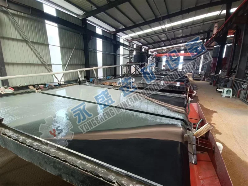 6S Fiberglass Gold Panning Concentrating Shaking Table Gold Separation Gemini Shaking Table Manufacturer