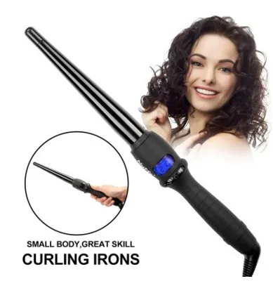 Hair curler with tourmaline Curling wand ceramic