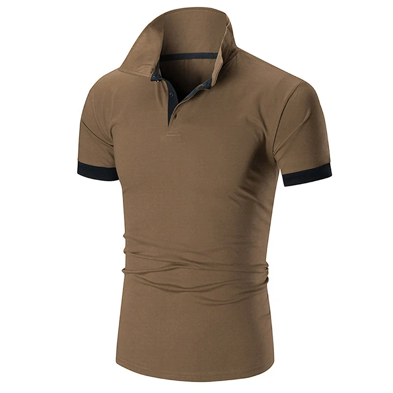 Casual Golf Custom Logo Simple Polo Shirt for Men/ Wholesale High Quality Plain Men Print Custom T-shirts Accept Custom Size