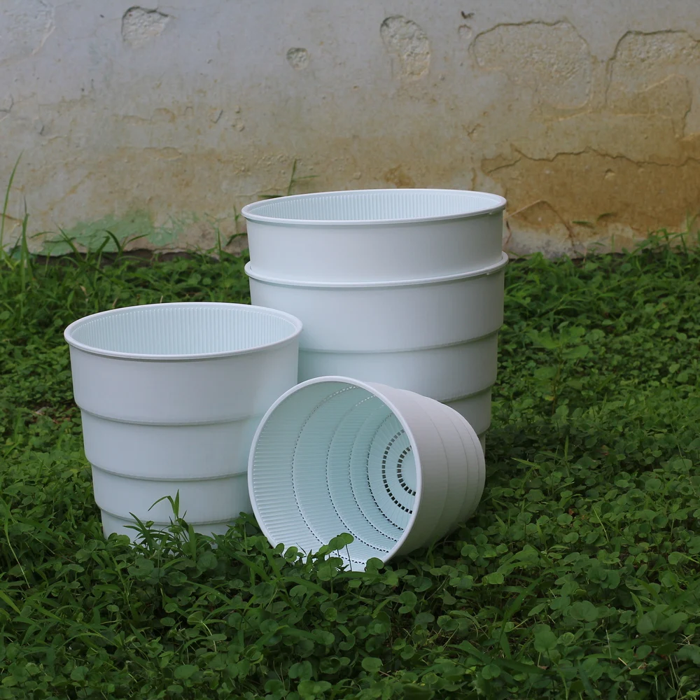 Plastic Plant Flower Seedlings Nursery Planter Colorful Flower Plant Container Seed Starting Pots with tray