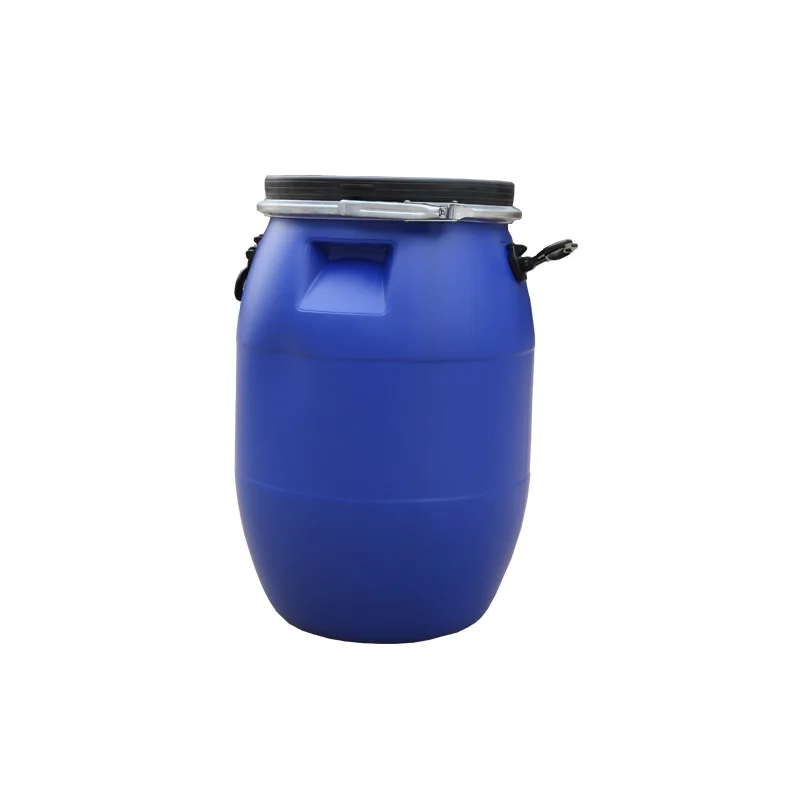 30L-200L Large Mouth Iron Hoop Plastic Sealing Flange Drum With Ring Lock