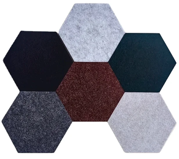 Polyester Acoustic Panels Sound Absorbing Wall Wrapped Fabric for Theater Acoustical Soundproofing Materials