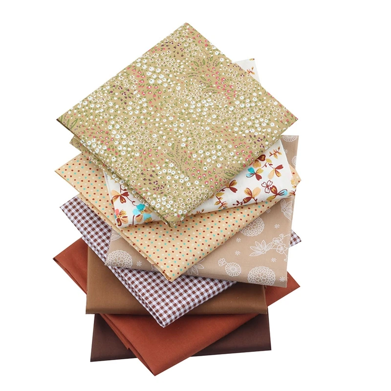 Coffee Color Fabric Cloth Of Handmade Sewing Baby Children Dress fabric