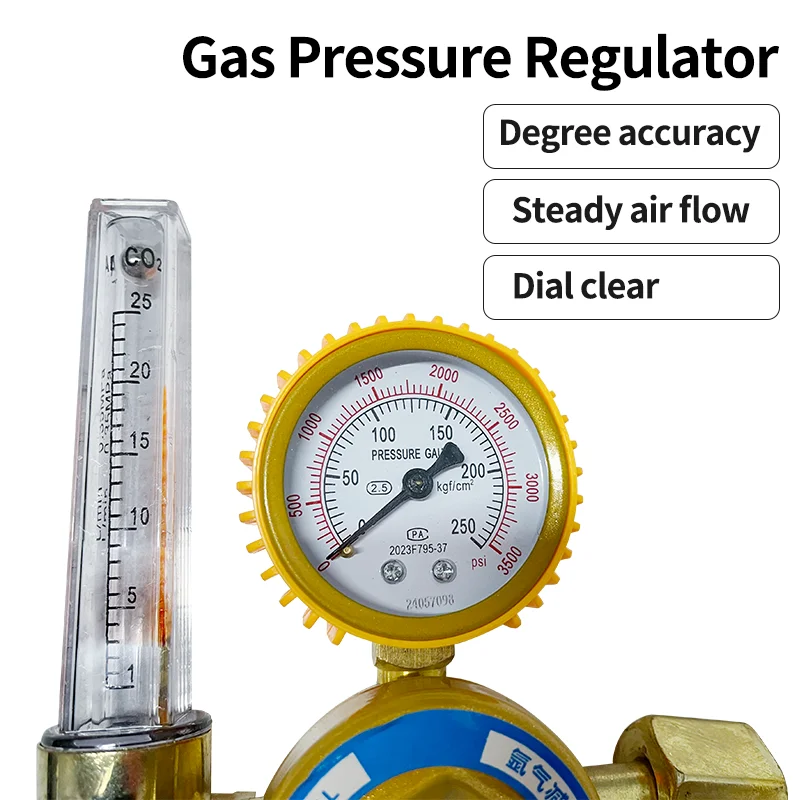 Mig Tig Welder Accessories Argon CO2 O2 Gas Pressure Regulator Pressure Reducer Regulator Valve Gas Pressure Regulating Valve