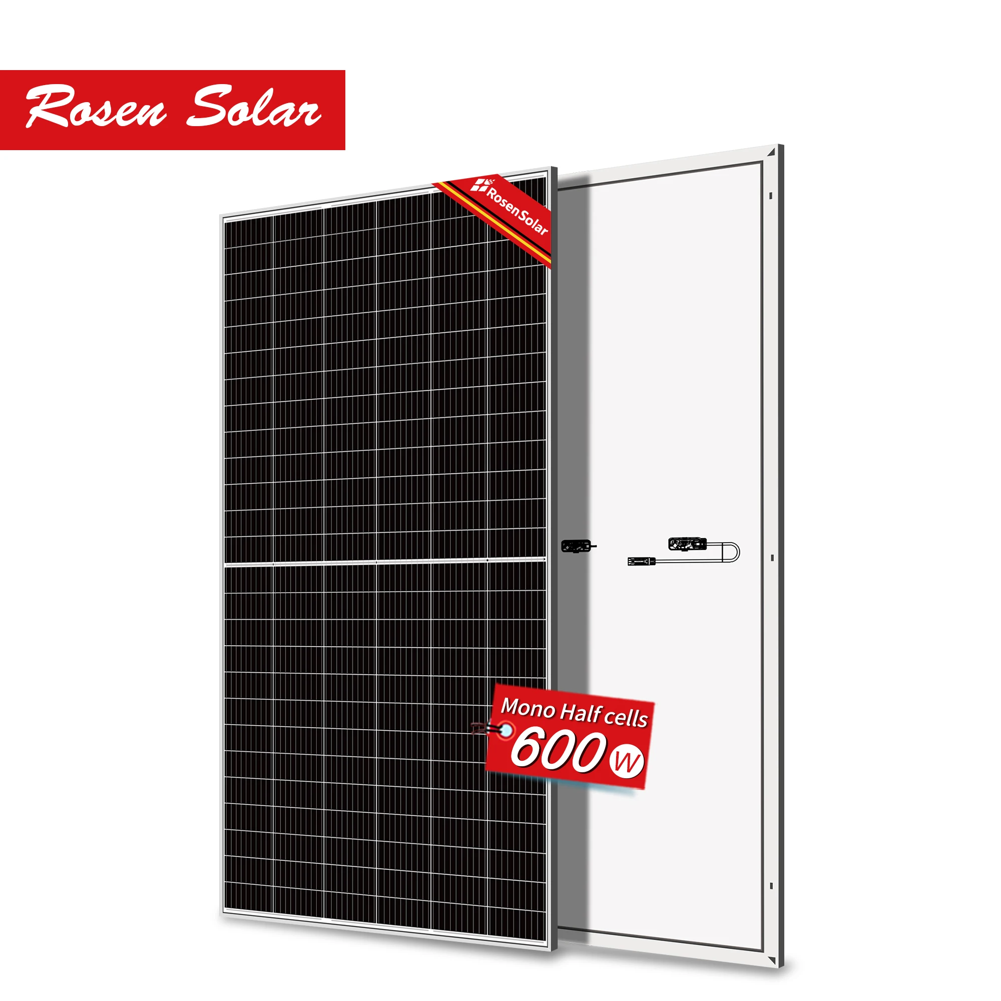2024 new BC solar panels higher efficiency 600 watt solar system 10kw complete solution