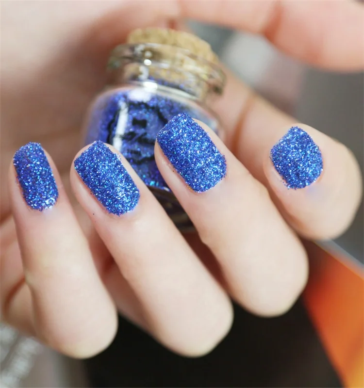 Super Bright Wholesale Glitter Crystal Sparkling Nail Arts Laser Mirror Reflective Dust Fine Nail Diamond Powder