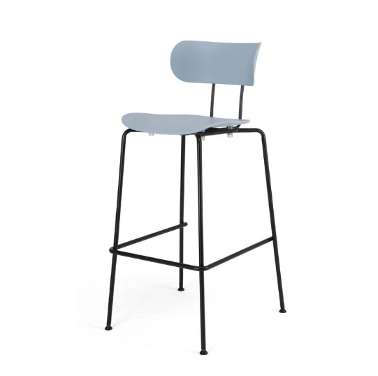 Hot Sell 4 Colors Barstool Contemporary Luxury Modern Metal Kitchen Chair Stool Bar