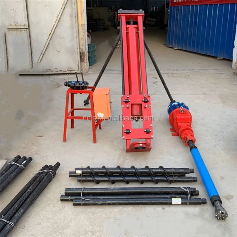 Low price mine usage manual dth drilling rig machine