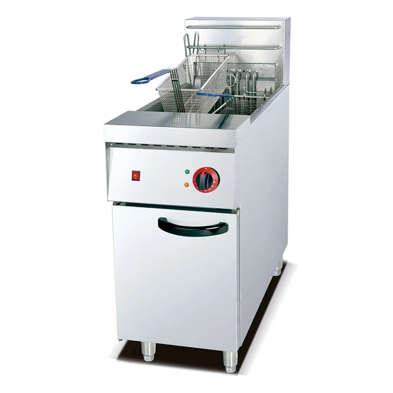 Fuqi Ex-factory Price Commercial Standing Deep Frying Machine KFC 28L Deep Fryer