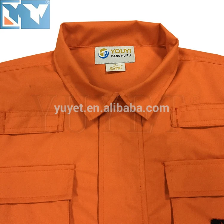 Nomex flame retardant safety reflective fireman suit