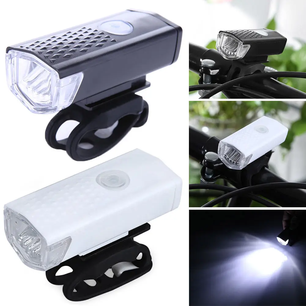 LED Bicycle Front Light High Brightness USB Rechargeable Waterproof Suitable for Night Riding LED Tail Light Backlight
