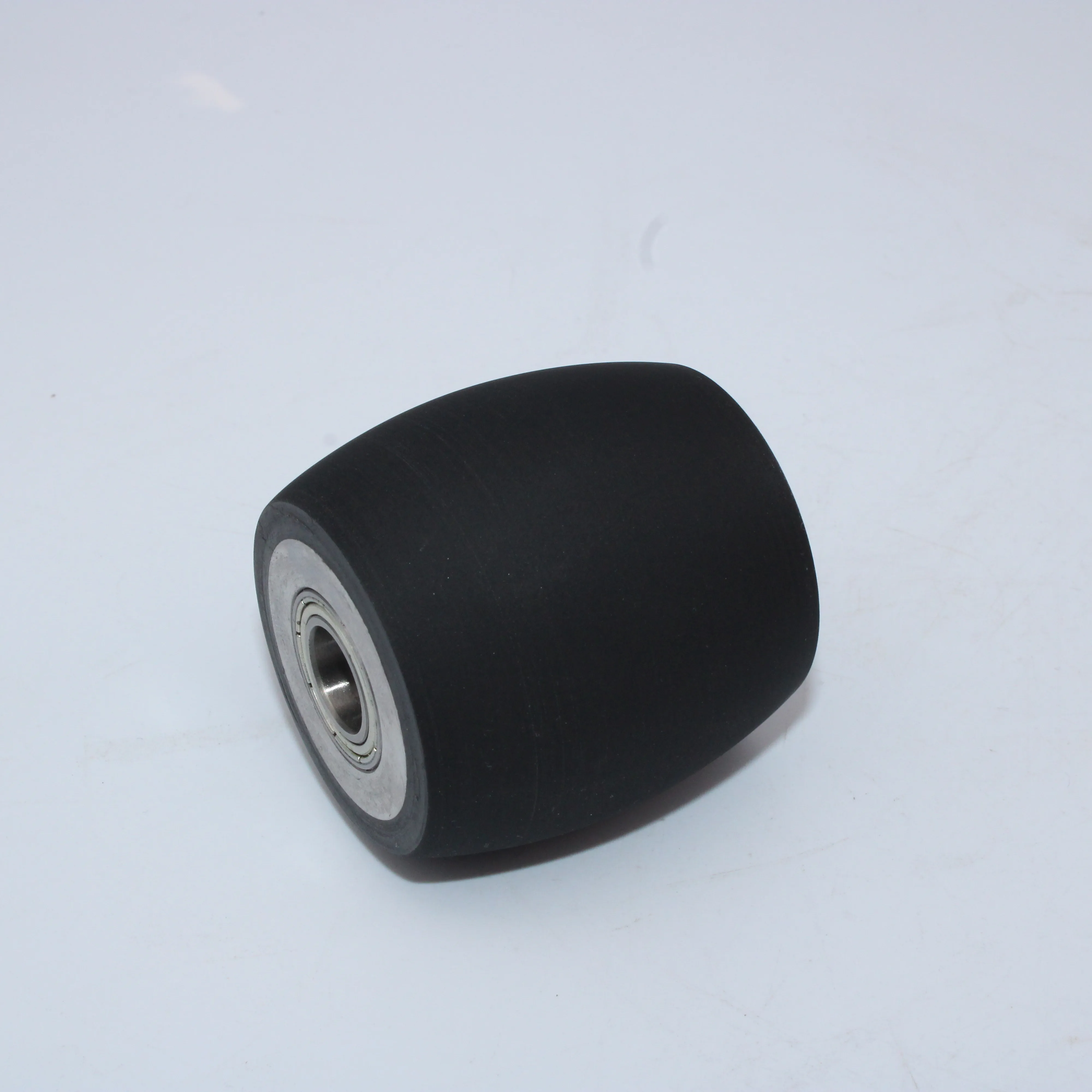 Mecanum wheel Polyurethane Rubber Rollers Curved wheel Factory Customized Steel with Bearing Hardness 50-95A