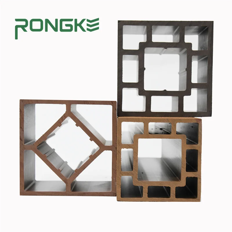 RONGKE  China Factory DIY Installation Outdoor Eco-Friendly WPC Synthetic Composite Railing