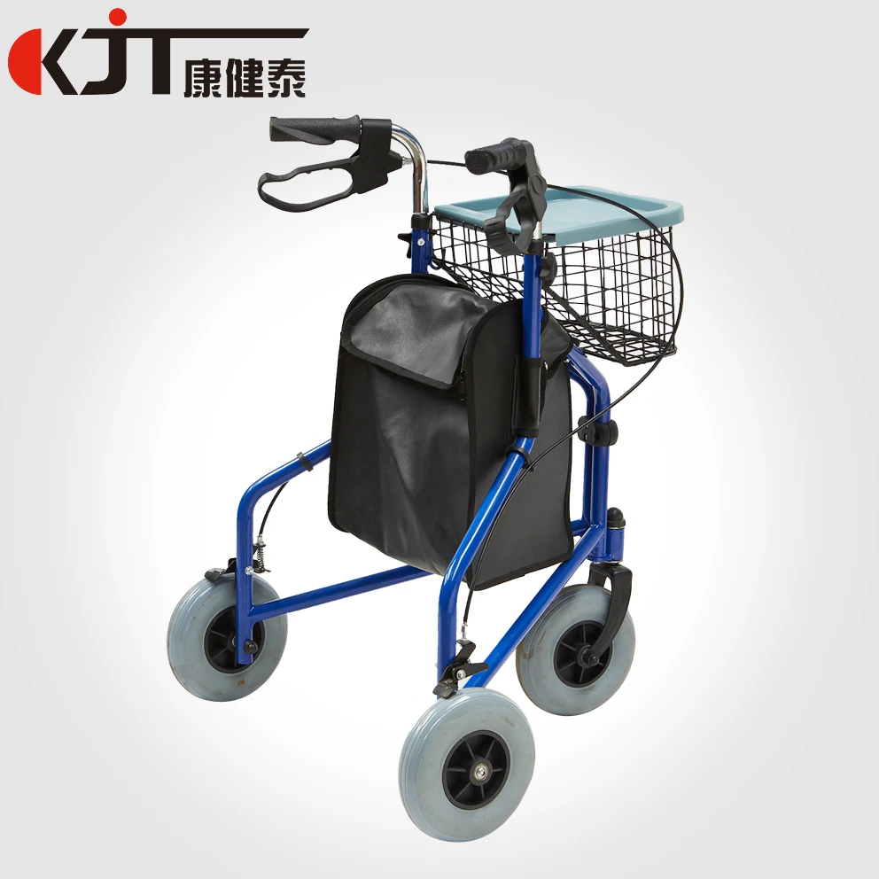 Фошань складной стальной delta Rollator 3 колесные ходунки стали