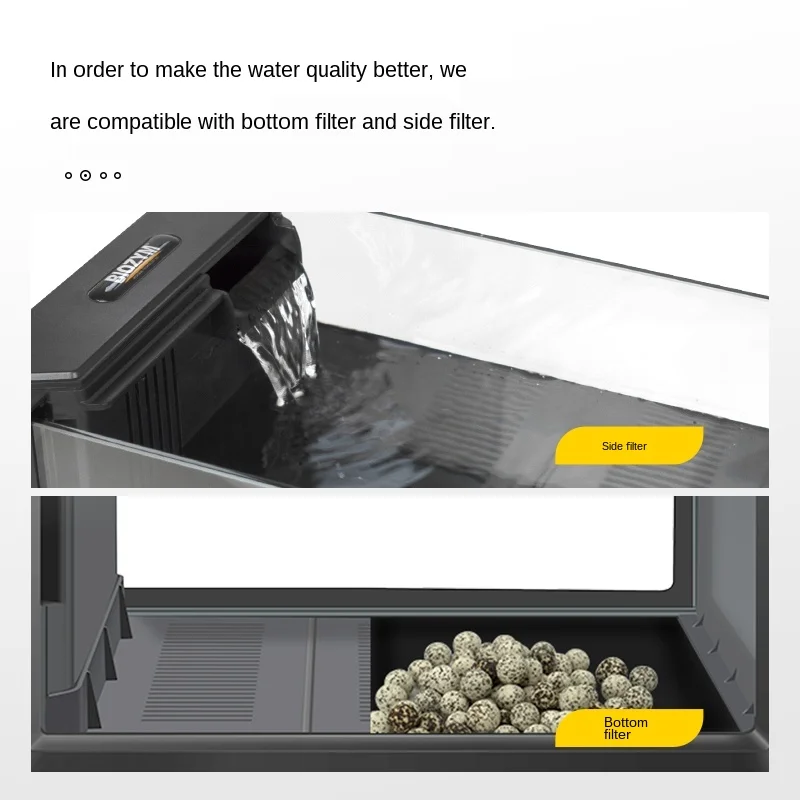 Biozym mini plastic fish tank portable desktop