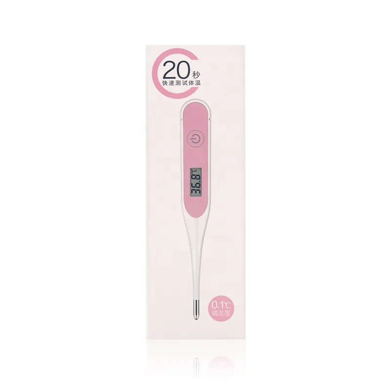 20S Baby Digital Thermometer Fast Read for Oral Armpit Underarm Rectal Test Blue Color