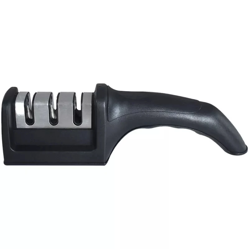 Kitchen creative three groove knife sharpener wholesale knife rod emery grinding stone electric grinding knife sharpener