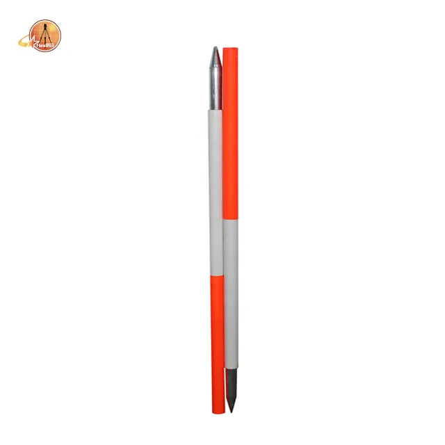 Лидер продаж точечная станция GPS rtk prism pole стальной Диапазон 2 м секции хорошая