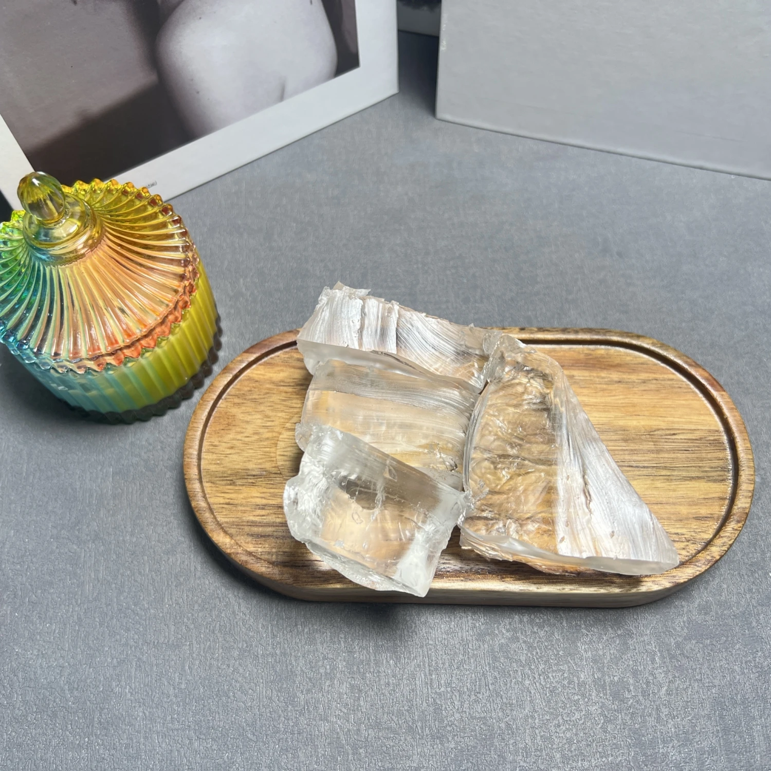 Manufacturer Direct Wholesale High Transparent Smokeless Crystal Candle Jelly Gel Wax For Diy Scented Candle Making Oem