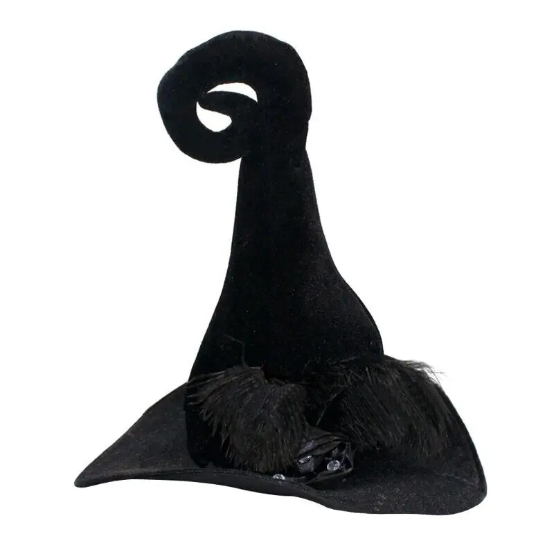 Unisex Witch Hat Halloween Costume Party Accessory Adult Wizard Fancy Black New Fashion hat Stage prop hat