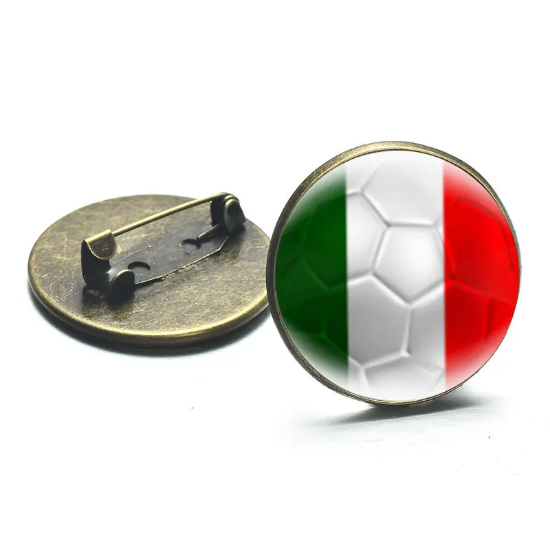 Custom Football Metal Pin Badge Football Commemorative Birthday Gift Metal Crafts With World Cup