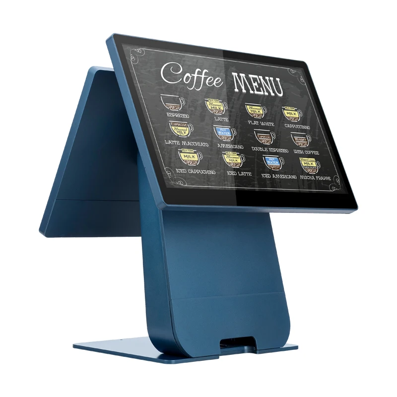 Android POS Smart Terminal Countertop POS System Windows Dual Screen Point of Sales
