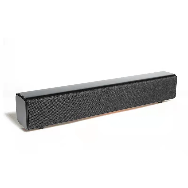 Factory Wholesale Best Price Desktop Portable Stereo Sound Bluetooths HIFI Soundbar Speakers With Black Color Fabric