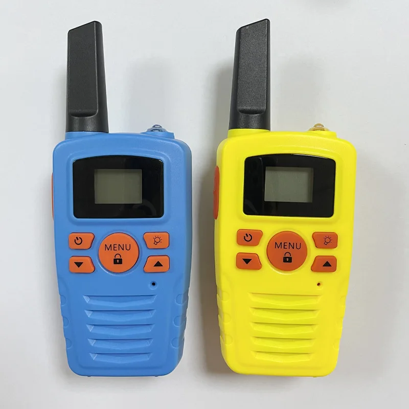 Hot Sale Original Handheld Kids Walkie Talkie with Earphones Long Range 22 Channels Portable Transmitter 2 Way Radio