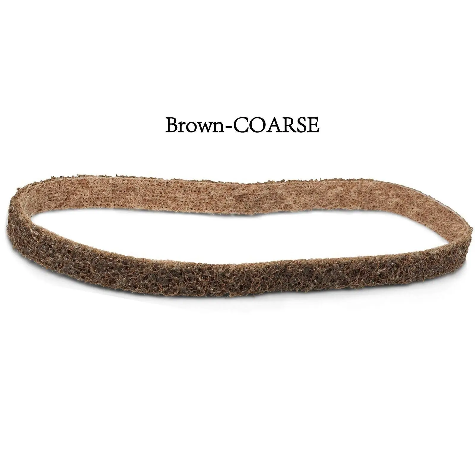 1/2 Inch x 18 Inch Coarse Nylon Non-Woven Sanding Belts Custom Abrasive