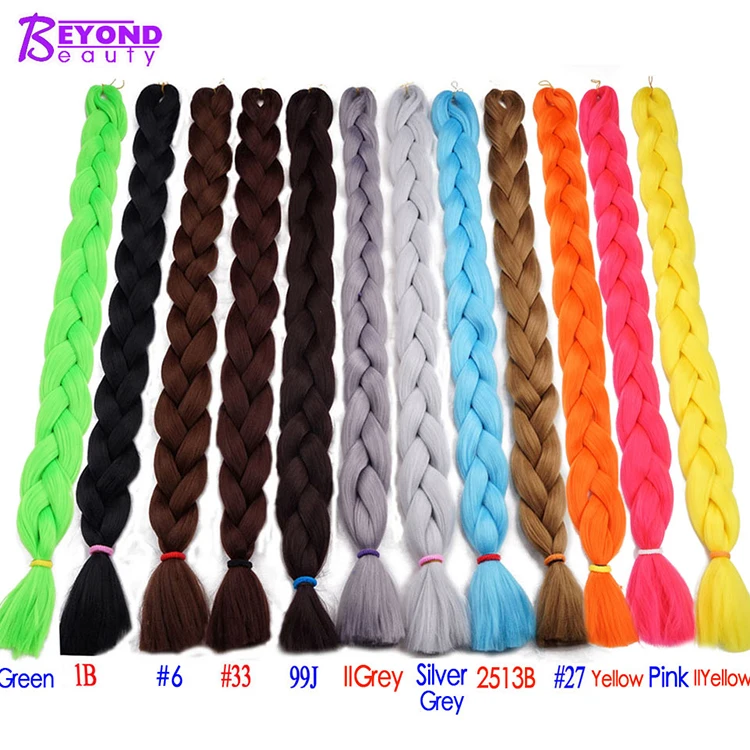 pink silver Grey black Red kinky curly braiding hair For african Women cheap braiding hair Synthetic pre stretched Braiding Hair