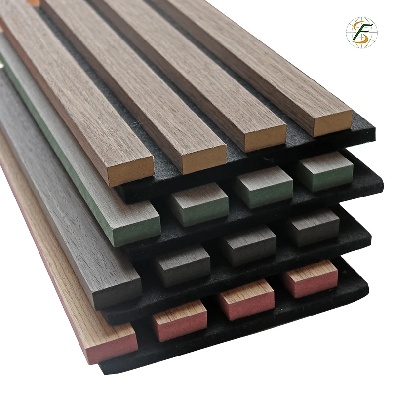 Hexagon parquet  wall panel laminate MDF acoustic wall panel wood decorative wall board