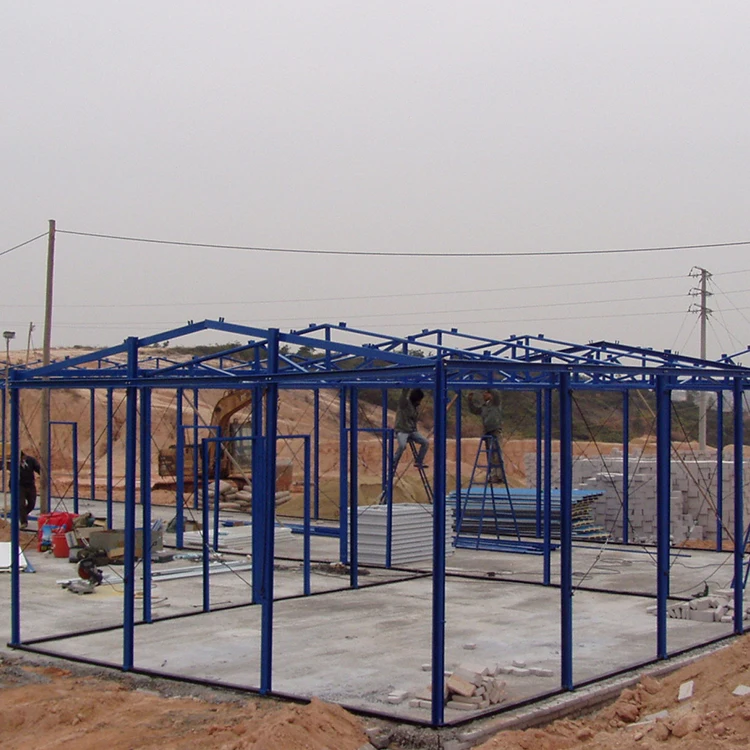 
China supplier light steel k type modular home new design prefabricated worker house 