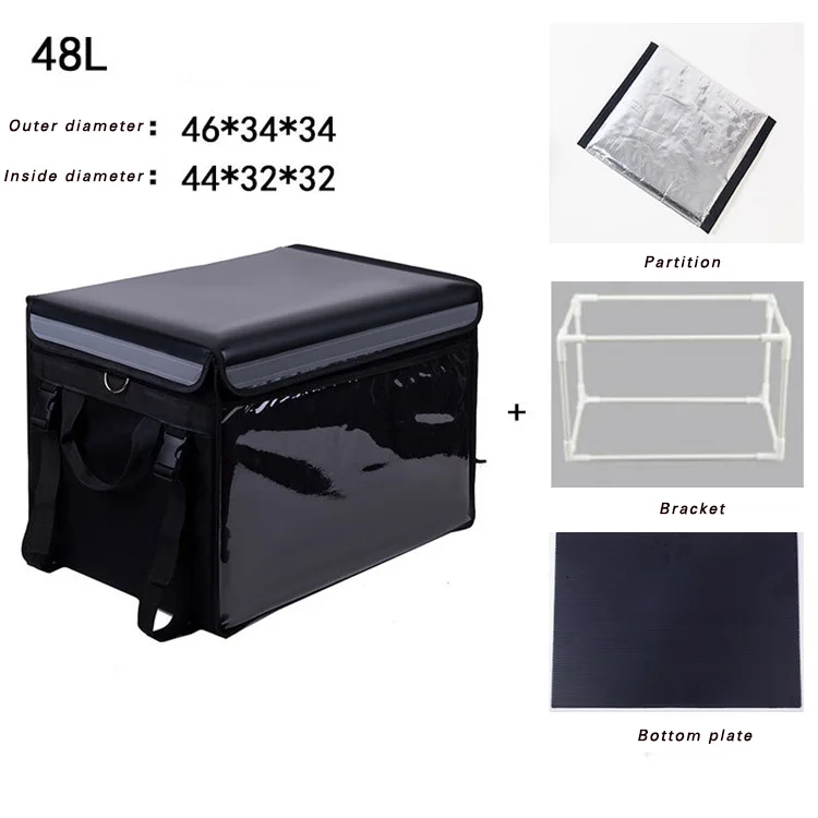Logo Backpack Insulated Thermal Food Box Delivery Cooler Bag Promotional Price Customized Non Woven Silkscreen Letter YASN Bag