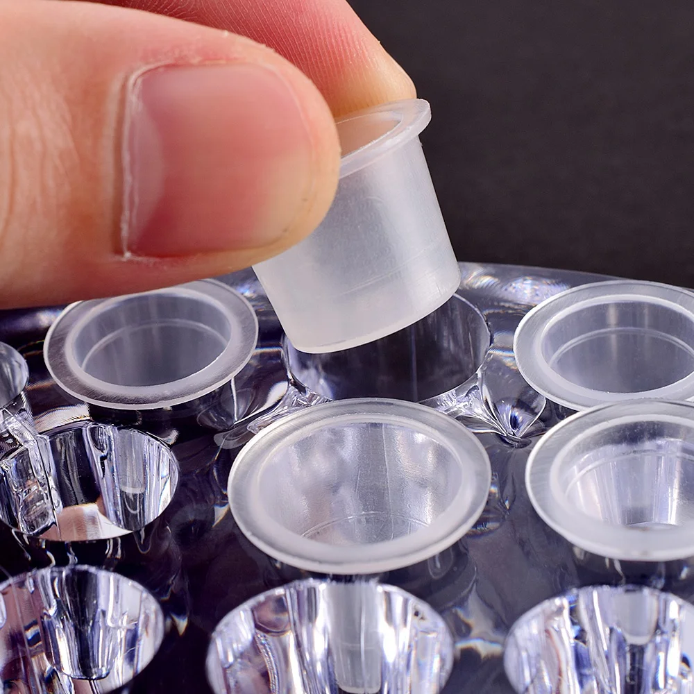 Микроблейдинг стаканчик с акриловыми пигментными чернилами держатель для перманентного макияжа