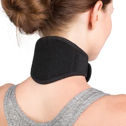 Self Heating Neck Pad Health Care Neck Brace Belt Magnetic Therapy Magnets and Tourmaline Neck Support for Cervical Pain Relief