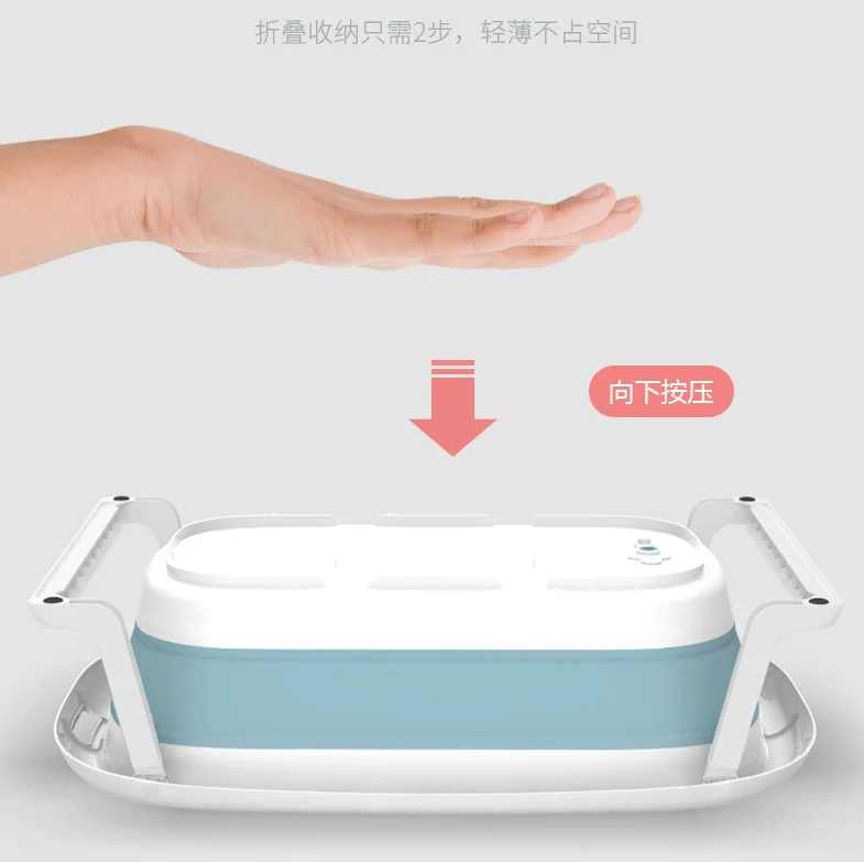 New products plastic New style foldable baby bathtub good folding baby bath tub with portable fold bathtub