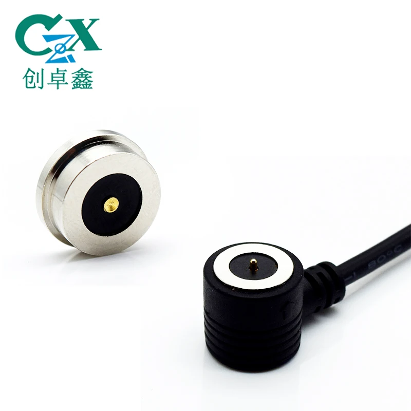 SMD flat pogo pin pogo 4pin battery magnetic connector Connector