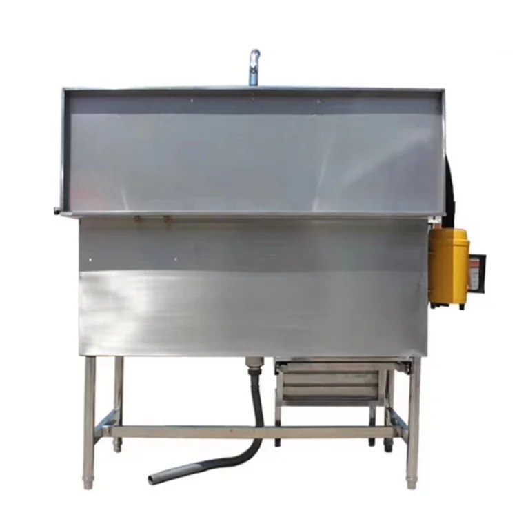  Lize factory direct supply stainless steel pet with hair dryer pedal sliding door sink bathing