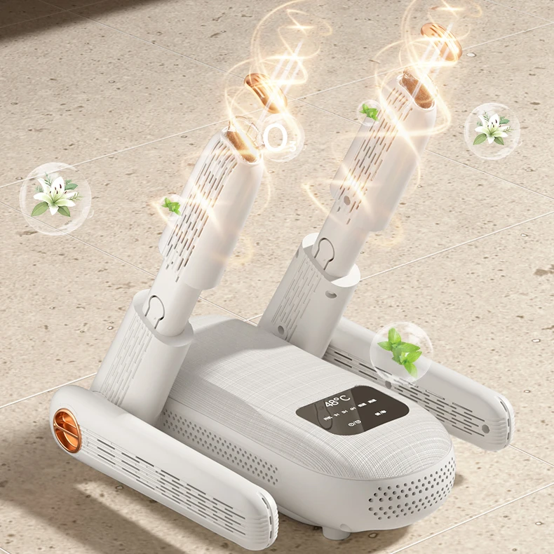 Winter Must-have Foldable Shoes Boot Sock Heater Dryer Scalable Electric UV Smart Shoe Dryer Machine with Timer