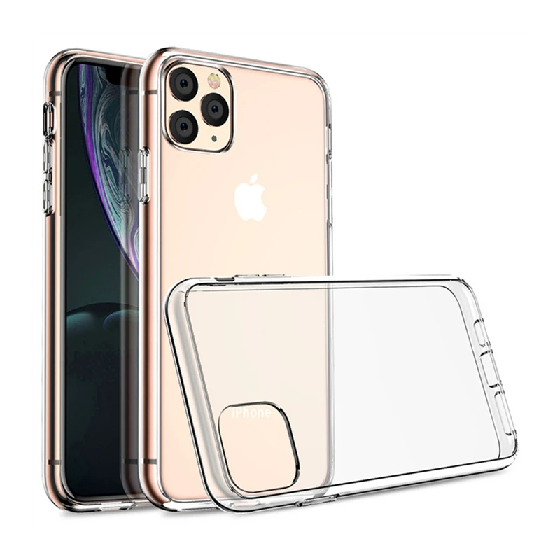 For iPhone14 13 12 Pro max  Transparent Clear Acrylic PC+TPU Phone Case For iPhone 11 Pro Max For iPhone XS MAX XR