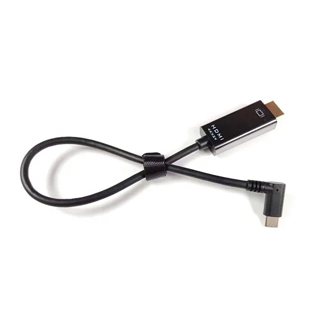 OEM Smart Customize Mobile Phone Connect Laptop Type C to Male HDMI Cable Adaptor