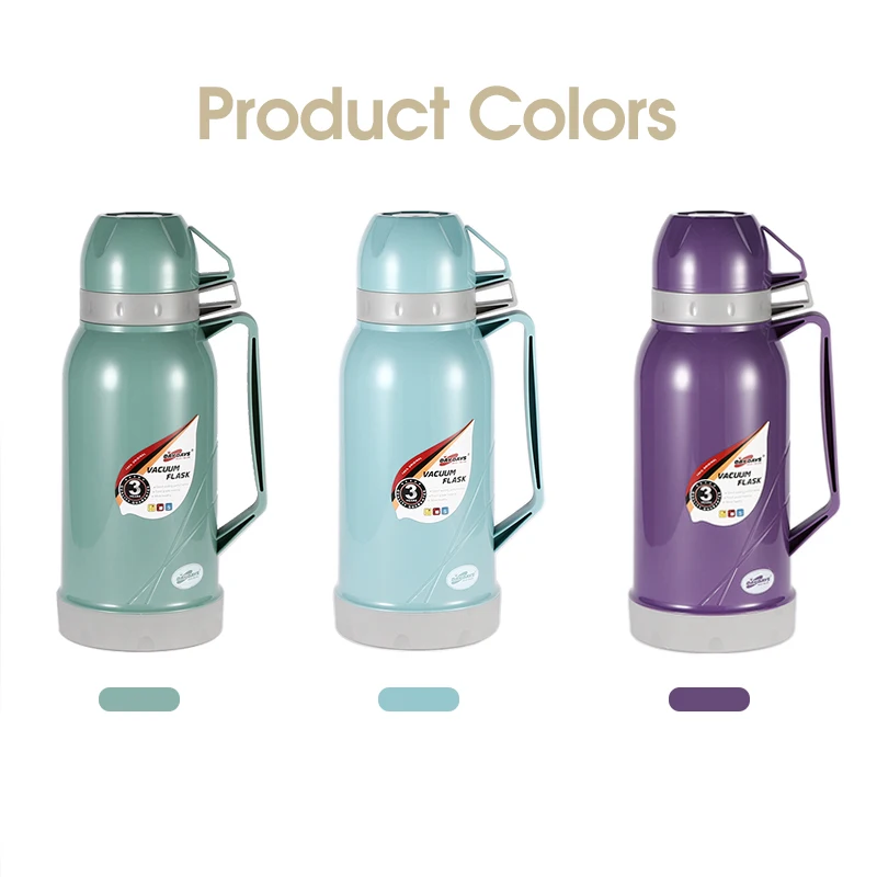 Daydays 1800ML Fashion Design Hot Selling Wholesale Glass Refill Thermos jug vacuum water flask