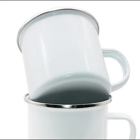 Термосублимационная эмалированная чашка пользовательские фото подарок аксессуары термопереносная пустые кофейные чашки из нержавеющей стали