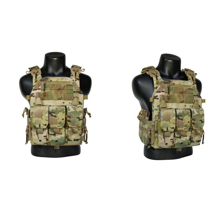 New 1000D Nylon Protective Vest MOLLE Multifunctional Training Suit Waterproof Camouflage Tactical Vest