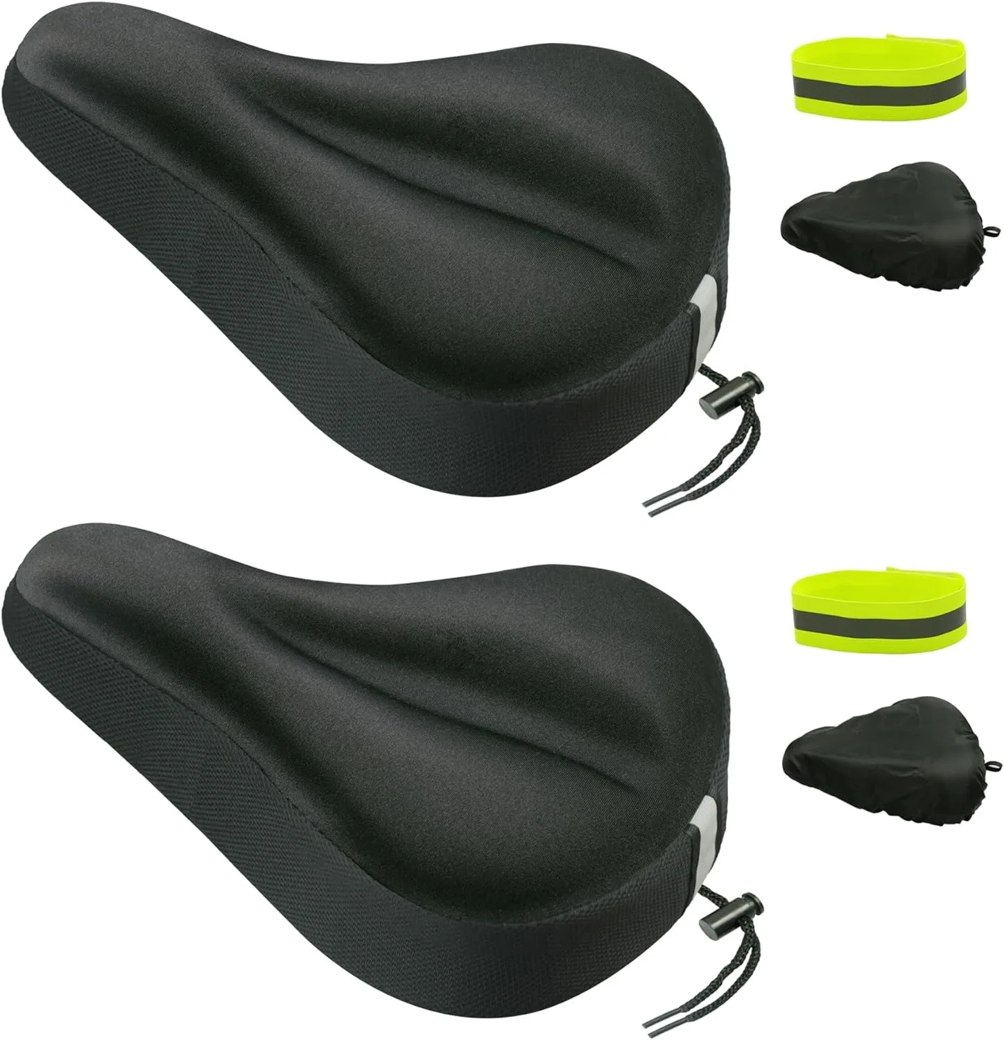 Gel Bike Seat Cover Padded Bicycle Saddle Covers  Bike Seat Cushion Cover