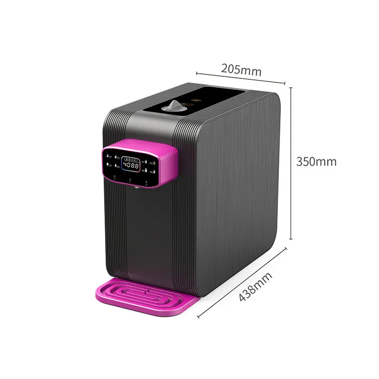 SPE/PEM Hydrogen Enriched Cup Water Generator H2 Countertop Instant Hydrogen Enriched Water Machine 4000ppb