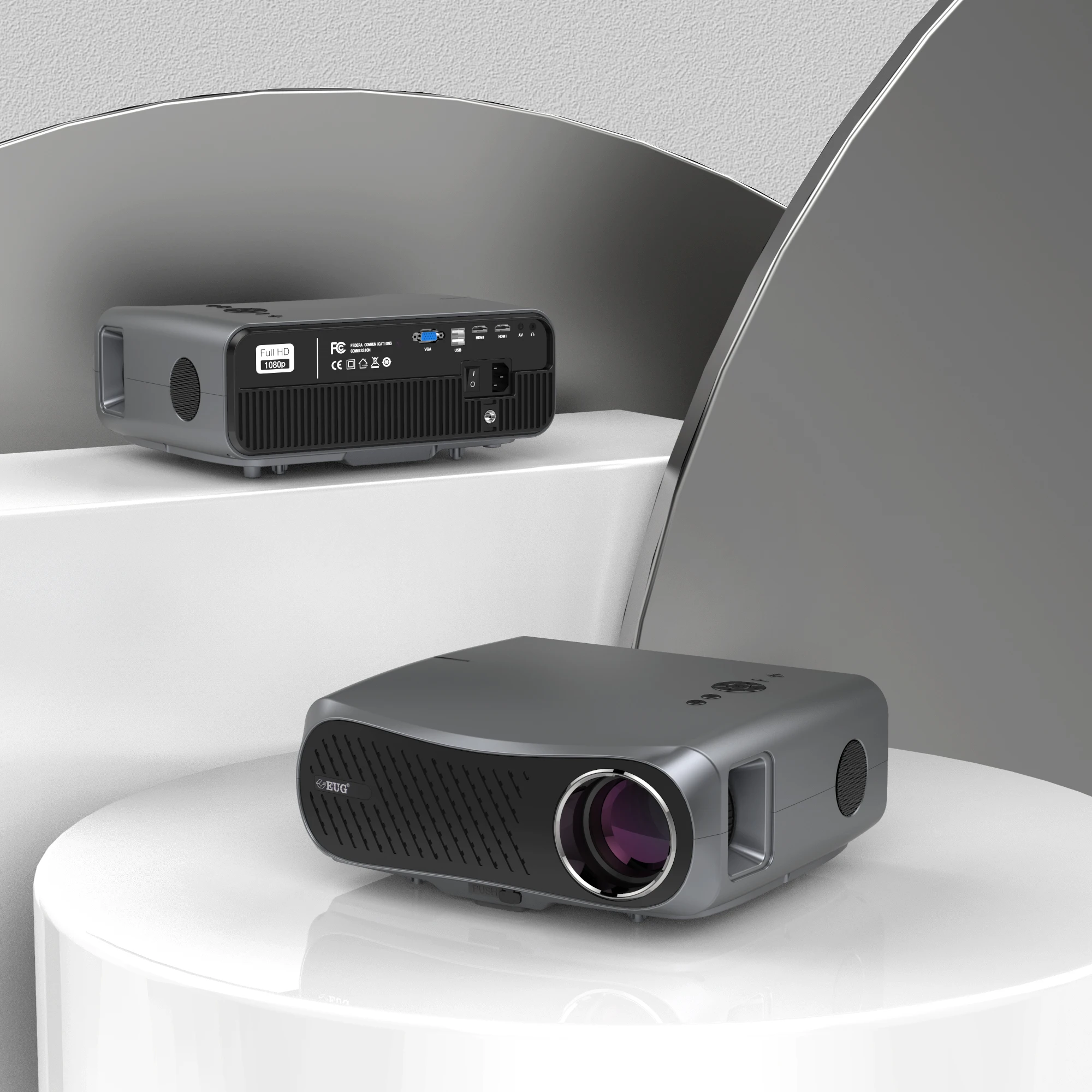 Оптовая продажа с фабрики, 200 дюймов Full HD проектор для домашнего кинотеатра офиса образования проектор с HD аудио вход
