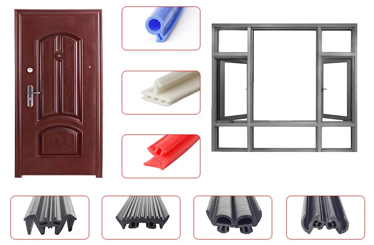 Pvc Rubber Gasket Seals Tpe Silicone Seals Home Room Wood Door Frame Soundproof Seals