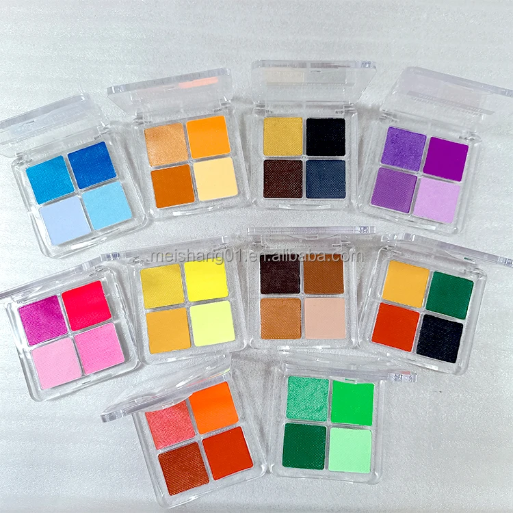 Water-Based Face and Body Paint Eyeshadow Palette Paint Set for Body Festive Makeup Accessory